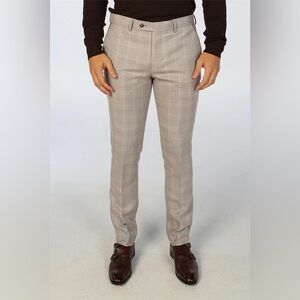 Express Extra Slim Fit Trousers in Cream